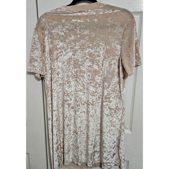 Women's Velvet Dress EUC Size Small in Light Pink - Picture 2 of 6